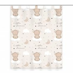 Schlaufenschal LITTLE DREAMER - beige-braun - 140x160 cm