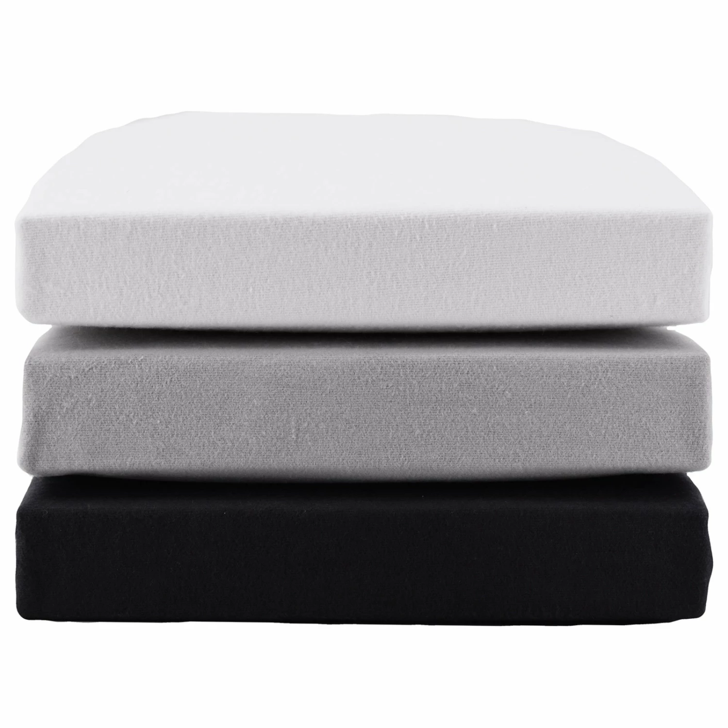 Feinbiber-Topper-Spannbetttuch - anthrazit - 180x200 cm 4 Feinbiber-Topper-Spannbetttuch - anthrazit - 180x200 cm – Bild 2