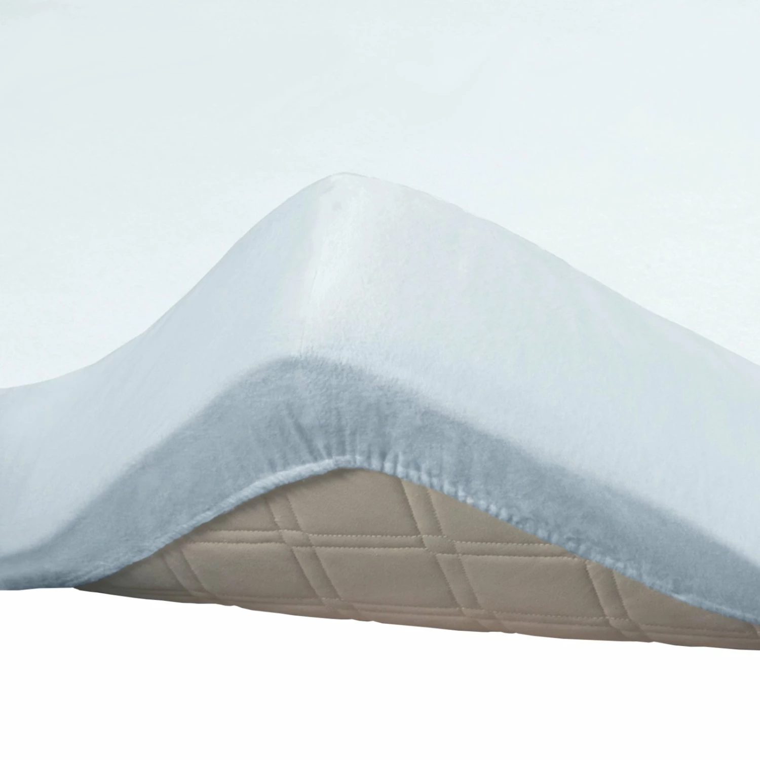 Molton-Topper-Spannbettlaken - weiß - 90x190-100x200 cm 3 Molton-Topper-Spannbettlaken - weiß - 90x190-100x200 cm