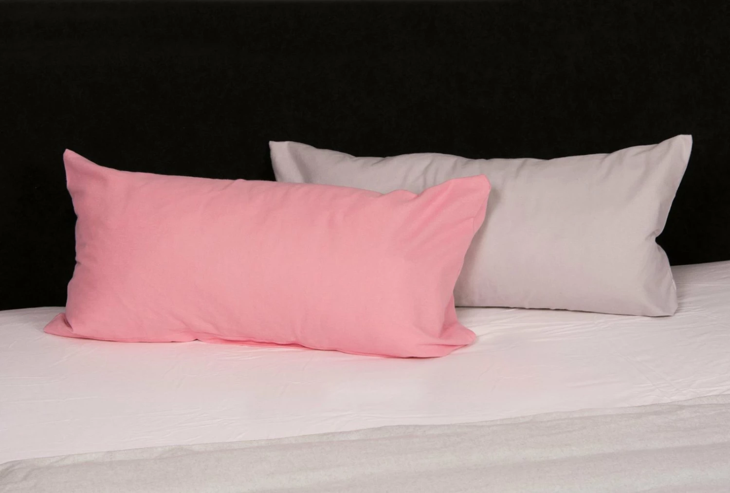 2er-Set Feinbiber-Kissenhüllen - rosa - 80x40 cm 4 2er-Set Feinbiber-Kissenhüllen - rosa - 80x40 cm – Bild 2