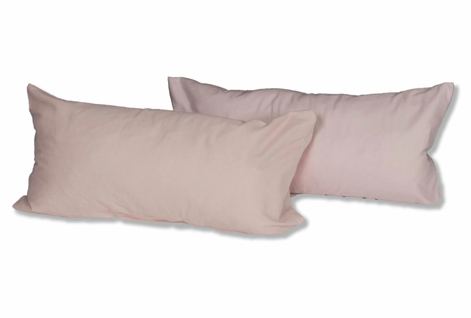 2er-Set Feinbiber-Kissenhüllen - mittelgrau - 80x40 cm 3 2er-Set Feinbiber-Kissenhüllen - mittelgrau - 80x40 cm