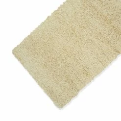 Hochflorteppich - cream - 40x60 cm