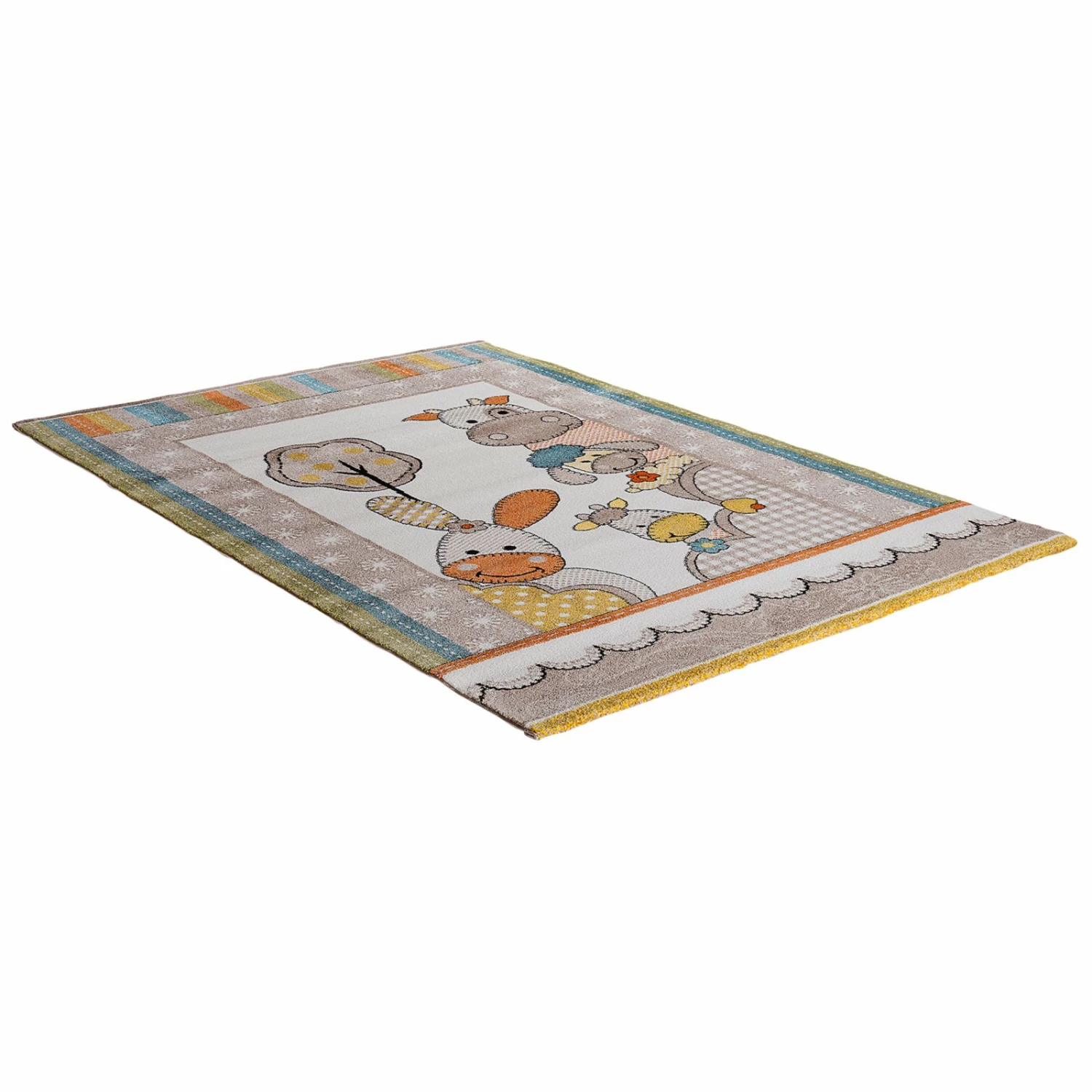 Frisee-Teppich - mehrfarbig - 80x150 cm 4 Frisee-Teppich - mehrfarbig - 80x150 cm – Bild 2