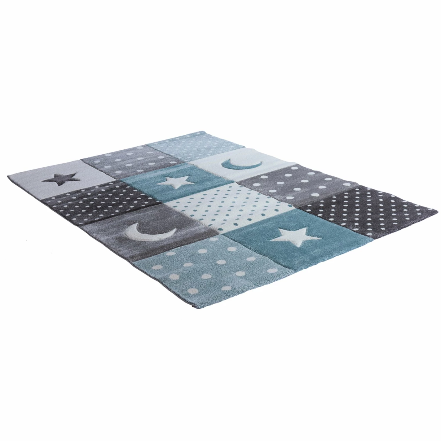 Kinderteppich - blau - 80x150 cm 4 Kinderteppich - blau - 80x150 cm – Bild 2