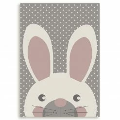 Kinderteppich - grau - 80x150 cm