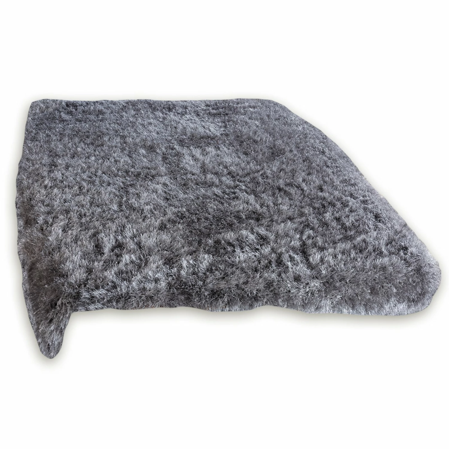 Langflorteppich - grau - 80x150 cm 3 Langflorteppich - grau - 80x150 cm