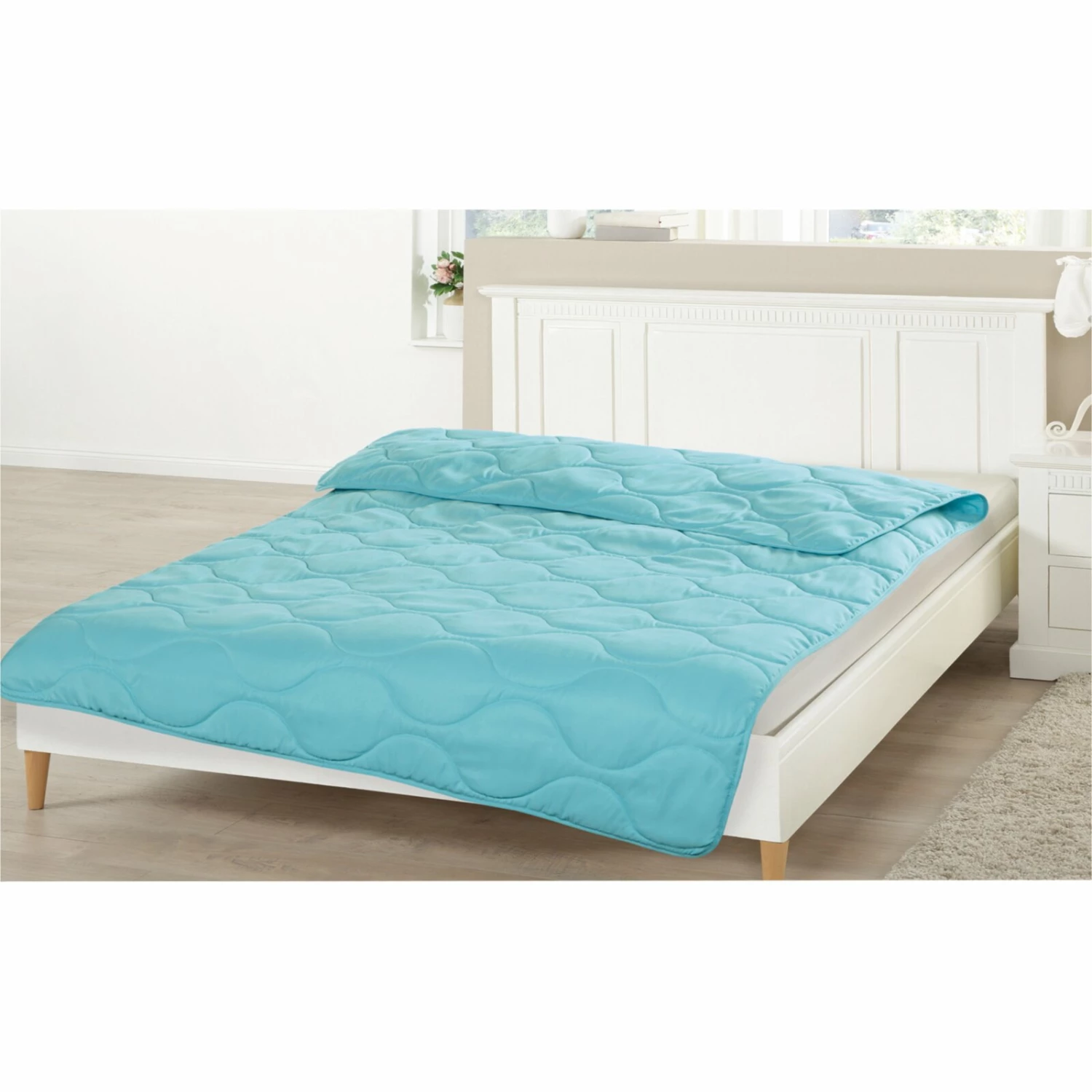 Sommer-Steppbett - sortierte Farben - 135x200 cm 4 Sommer-Steppbett - sortierte Farben - 135x200 cm – Bild 2