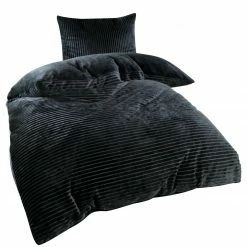 Bettwäsche - anthrazit - Cashmere-Touch - Cord -Heimtextilien Verkäufe 2688009102 09 1600Wx1600H