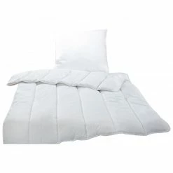 2-teiliges Betten-Set - weiß - Microfaser - 135x200 cm