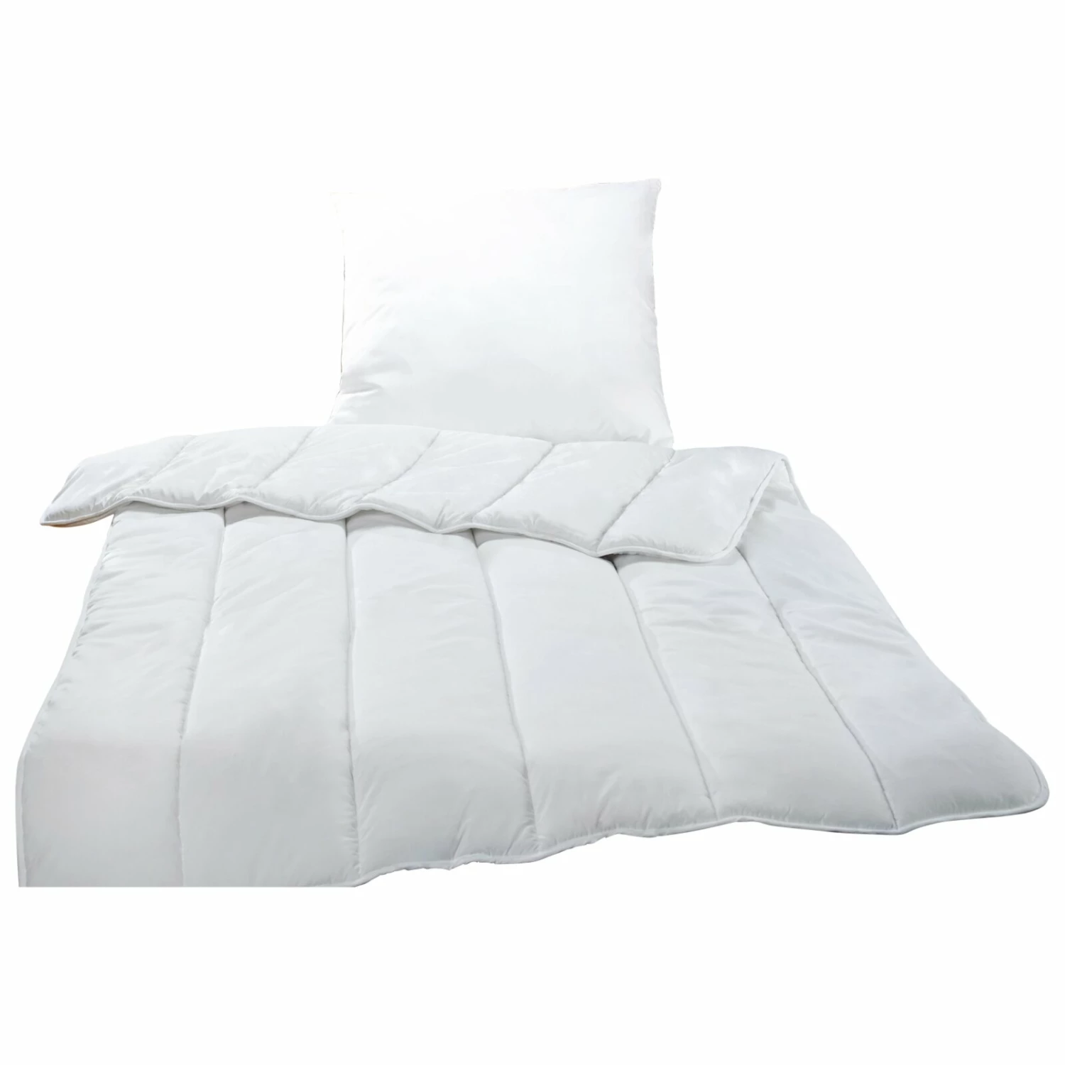 2-teiliges Betten-Set - weiß - Microfaser - 135x200 cm 3 2-teiliges Betten-Set - weiß - Microfaser - 135x200 cm