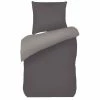 Bio-Baumwoll-Bettwäsche - grau - 135x200 cm -Heimtextilien Verkäufe 2688013002 1600Wx1600H