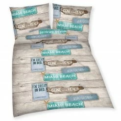 Baumwoll-Bettwäsche - 135x200 cm