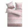Baumwoll-Bettwäsche - rosa-bordeaux - 135x200 cm