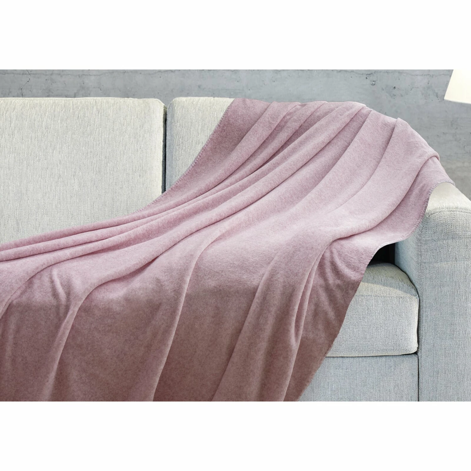 Wohndecke - rosé - 150x20 cm 4 Wohndecke - rosé - 150x20 cm – Bild 2