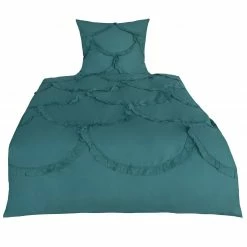 Baumwoll-Bettwäsche - jade - 135x200 cm