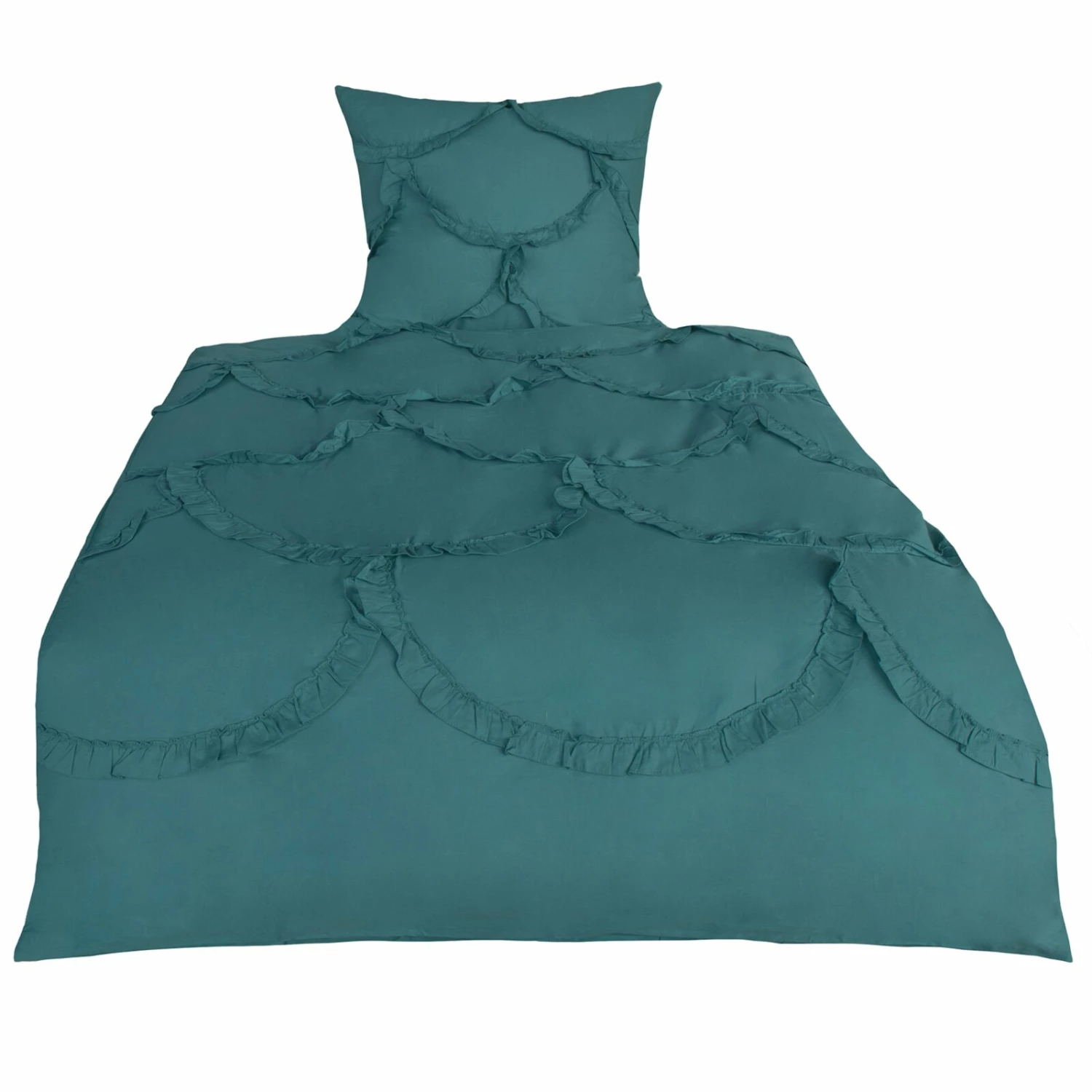 Baumwoll-Bettwäsche - jade - 135x200 cm 3 Baumwoll-Bettwäsche - jade - 135x200 cm