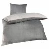Flanell-Bettwäsche - silber-grau - 135x200 cm -Heimtextilien Verkäufe 2688020308 1600Wx1600H