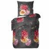 Microfaser-Bettwäsche - grau - Blumen - 135x200 cm -Heimtextilien Verkäufe 2688023711 1600Wx1600H