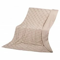Webpelzdecke - beige - 150x200 cm