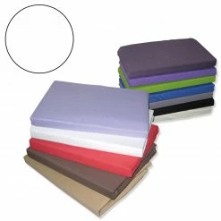 Jersey-Spannbettlaken - weiß - 100x200 cm