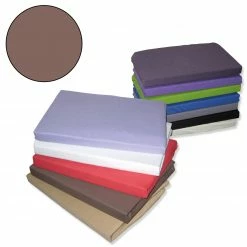 Jersey-Spannbettlaken - braun - 100x200 cm