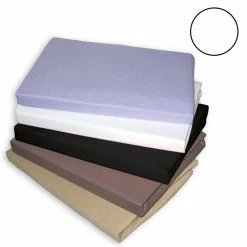 Topper-Spannbettlaken - weiß - 100x200 cm