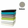 Topper-Spannbettlaken - leinen - 180x200 cm