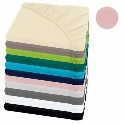 Topper-Spannbettlaken - rosa - 180x200 cm