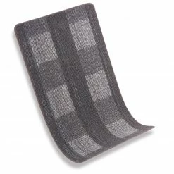 Kettelteppich - grau - 67x120 cm