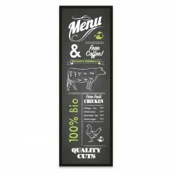 Küchenläufer - grün-grau - 50x150 cm