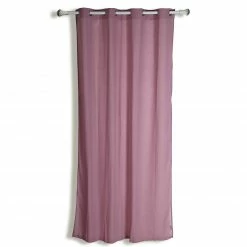Ösenvorhang - altrosa - 140x245 cm