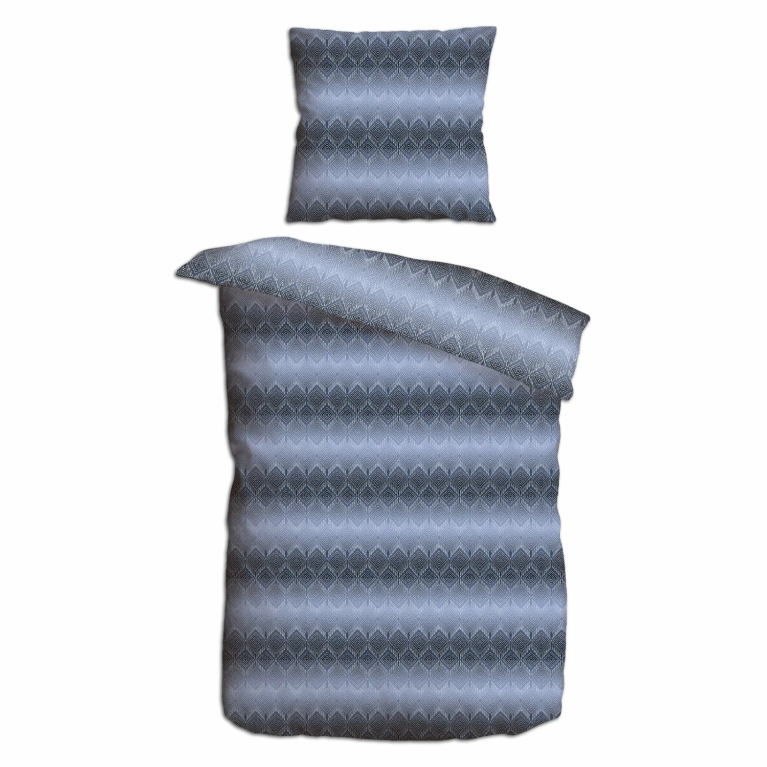 homara Renforce-Bettwäsche - blau - Ornamente - 135x200 cm 3 homara Renforce-Bettwäsche - blau - Ornamente - 135x200 cm