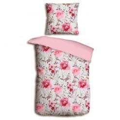 homara Renforce-Bettwäsche - rosenholz-silber - Floral - 135x200 cm