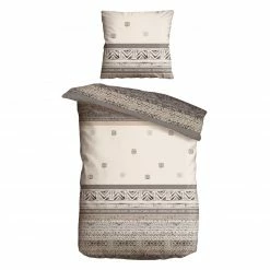 homara Microfaser-Bettwäsche - taupe-natur - 135x200 cm