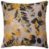 Zierkissen - Floral - braun-gelb - 40x40 cm -Heimtextilien Verkäufe 2729006601 1600Wx1600H