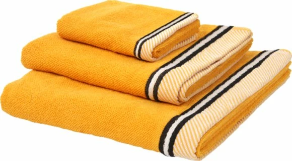 2er-Set Handtücher - honiggelb - Baumwolle - 50x100 cm 4 2er-Set Handtücher - honiggelb - Baumwolle - 50x100 cm – Bild 2