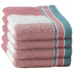 4er-Set Gästetuch - coralle - 30x50 cm