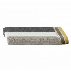 Duschtuch - graphit - Streifen - 70x140 m