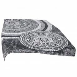 homara Teppich - grau - Kreise - 80x150 cm