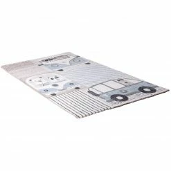 homara Kinderteppich - blau-rosa - 80x150 cm