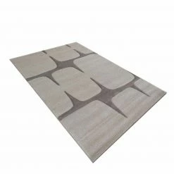 Kurzflorteppich - beige - 80x150 cm