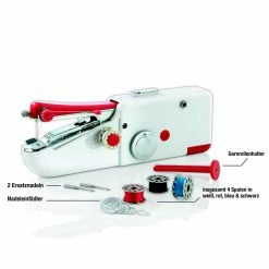 EASYMAXX Hand-Nähmaschine - weiß - 21 cm -Heimtextilien Verkäufe 2791002900 03 1600Wx1600H