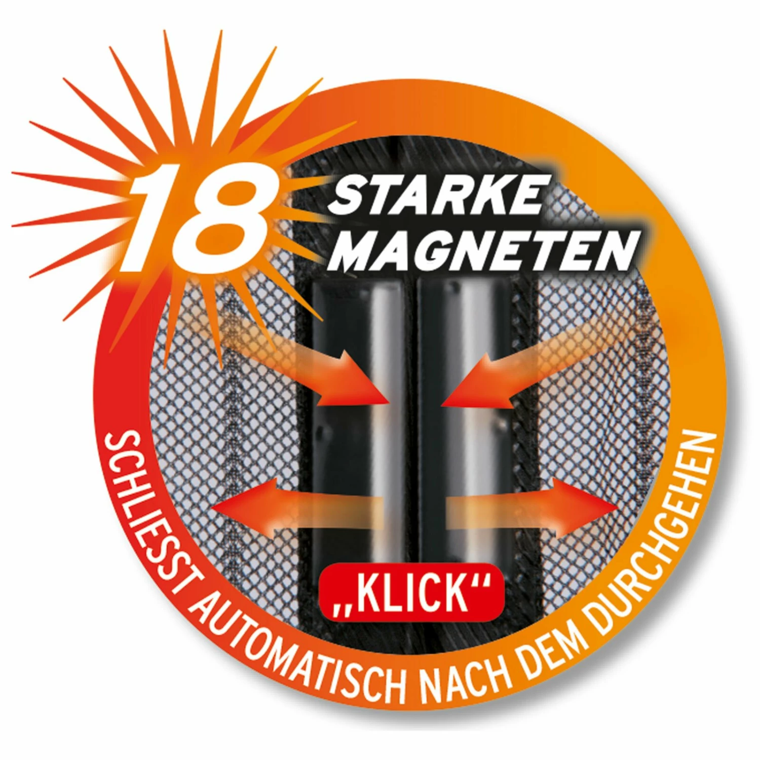 EASYmaxx Moskitonetz Magic Klick - schwarz - 90x210 cm 11 EASYmaxx Moskitonetz Magic Klick - schwarz - 90x210 cm – Bild 9