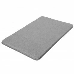 Kleine Wolke Badteppich - grau - Polyacryl - 60x100 cm