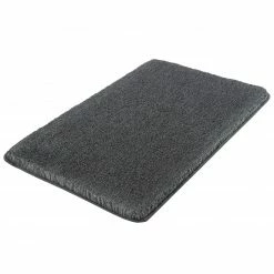 Kleine Wolke Badteppich - anthrazit - Polyacryl - 70x120 cm