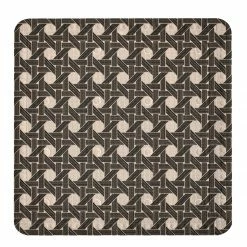 Kleine Wolke Duscheinlage - taupe-schwarz - 55x55 cm