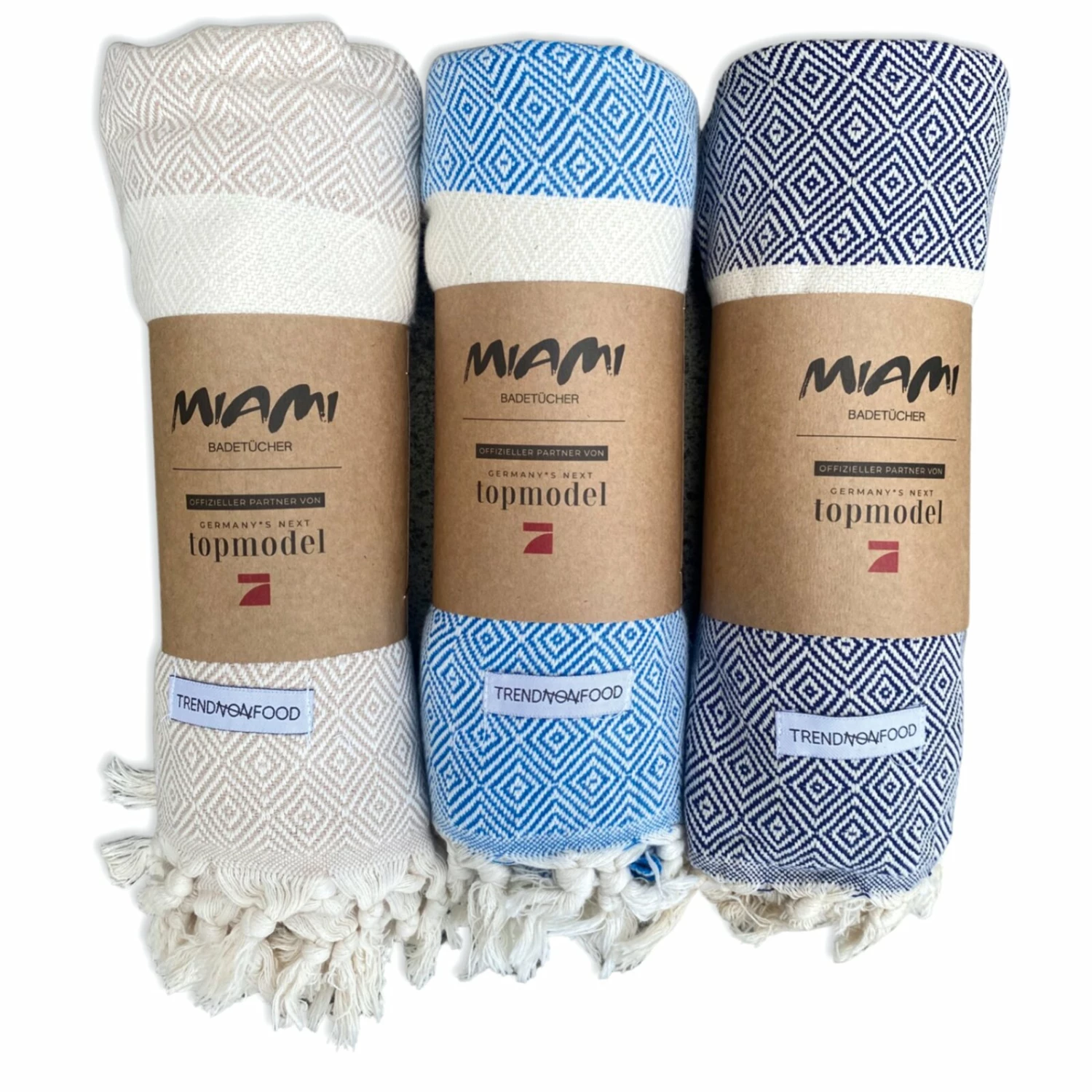 Badetuch MIAMI - beige - 160x95 cm 5 Badetuch MIAMI - beige - 160x95 cm – Bild 3