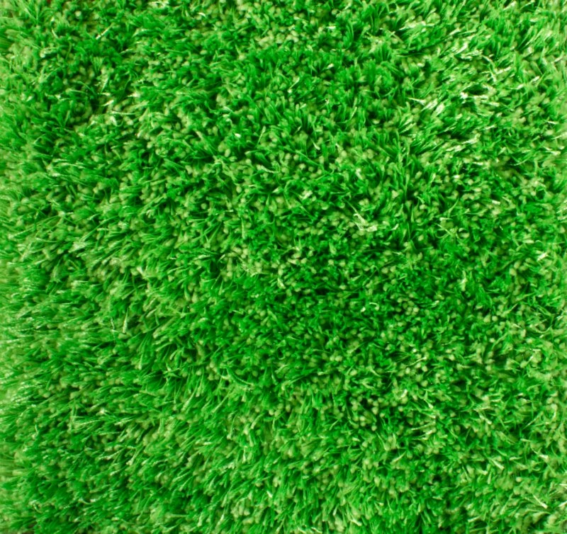 Teppich - handgetuftet - grün - 65x130 cm 4 Teppich - handgetuftet - grün - 65x130 cm – Bild 2