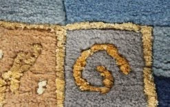 Teppich - blau - handgeknüpft - 70x140 cm -Heimtextilien Verkäufe 9000731600 02 1600Wx1600H