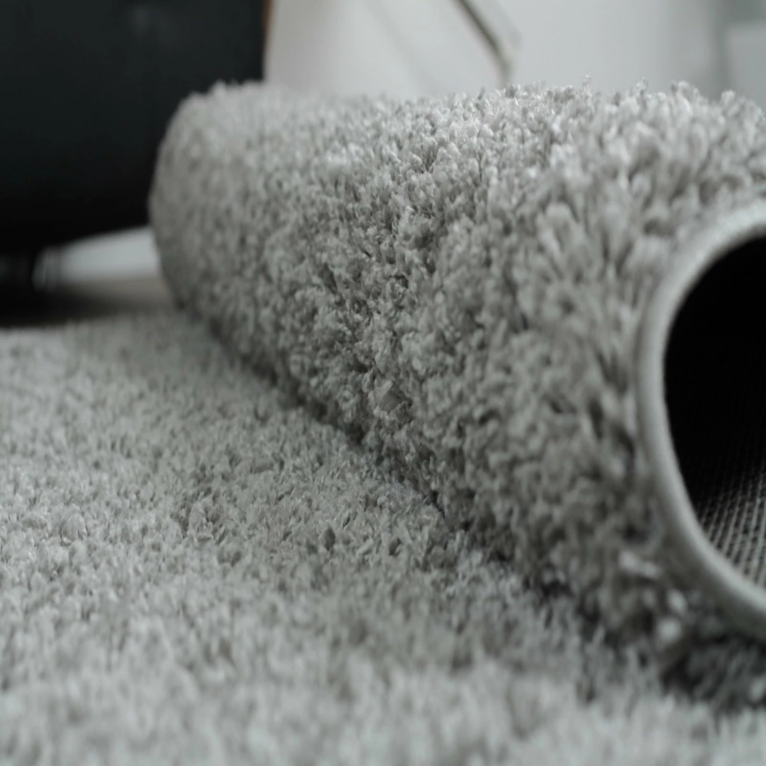 Hochflor-Teppich BASIC TRENDY - grau - 80x150 cm 6 Hochflor-Teppich BASIC TRENDY - grau - 80x150 cm – Bild 4